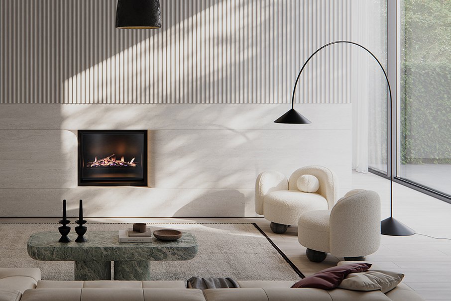 Real Flame Gas Fireplace Element 900 Portrait