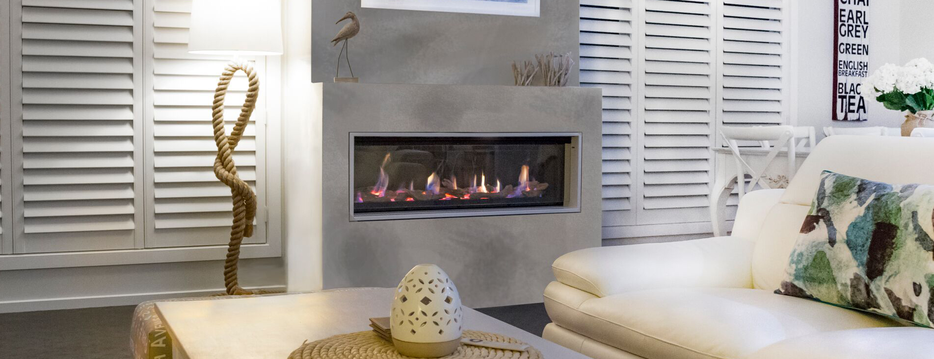 Cheminee Real Flame Gas fireplaces Element 1200