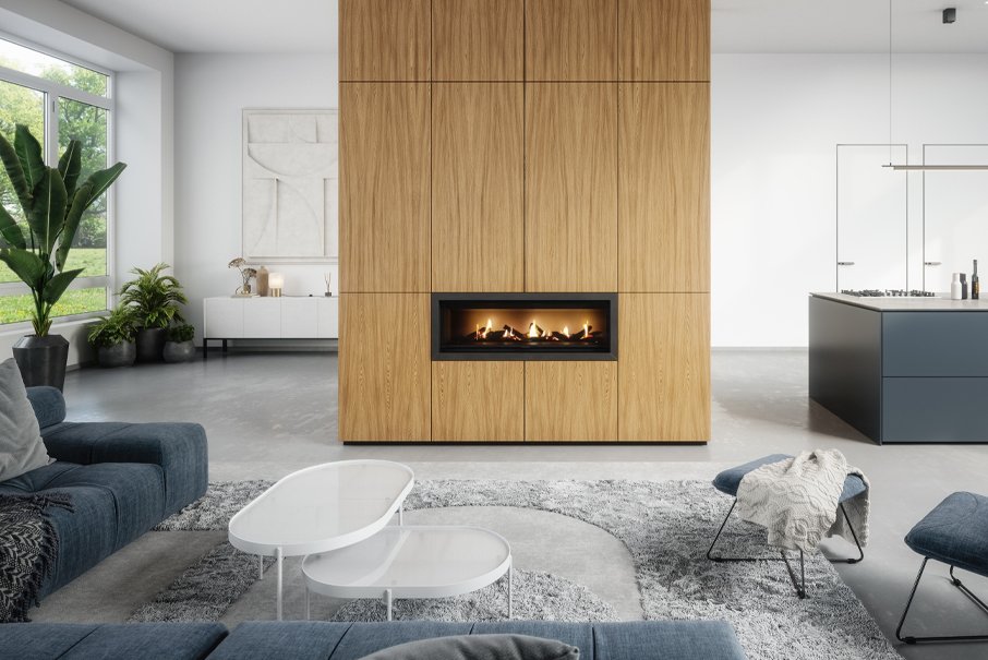 Real Flame Gas Fireplace Element MK2